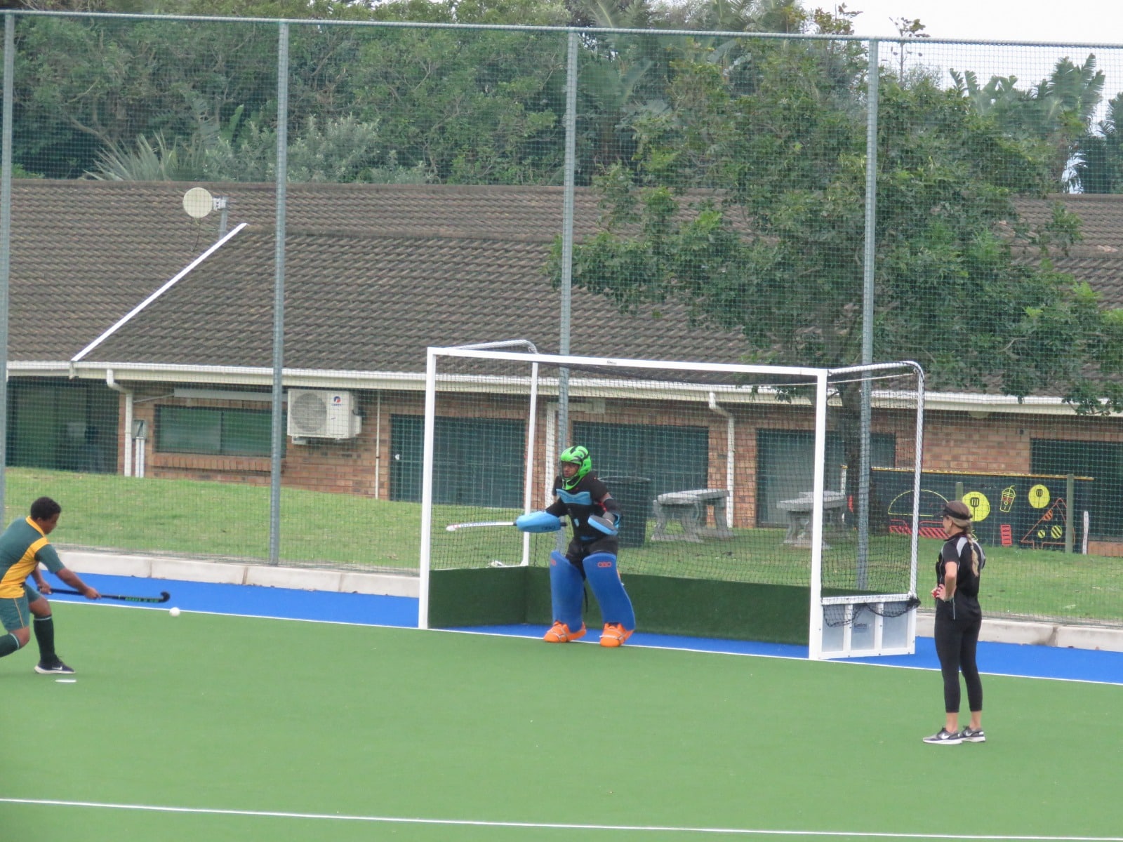 Creston College hockey player spectacular's save AWSUM School News